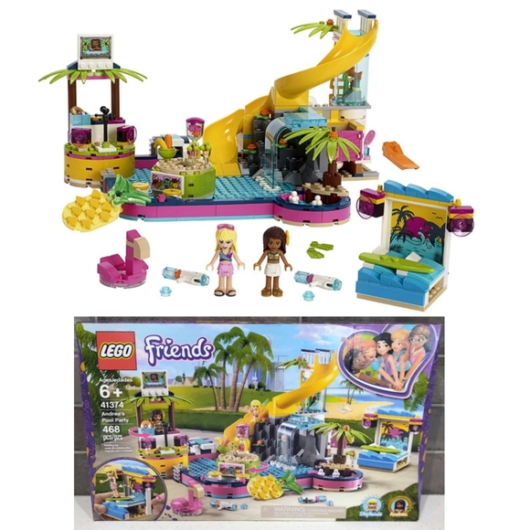Lego Other - NIB Lego Friends 41374 Andrea's Pool Party - Retired 2020